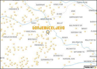 map of Donje Buceljevo