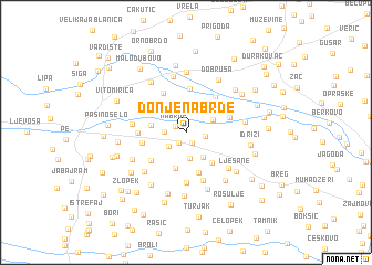 map of Donje Nabrđe