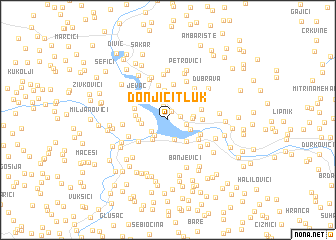 map of Donji Čitluk