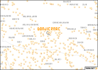 map of Donji Crnač