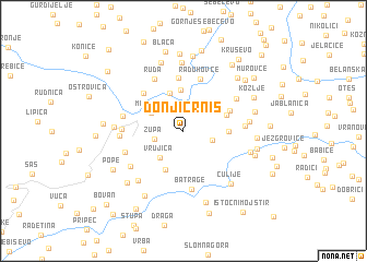map of Donji Crniš