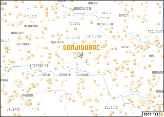 map of Donji Dubac