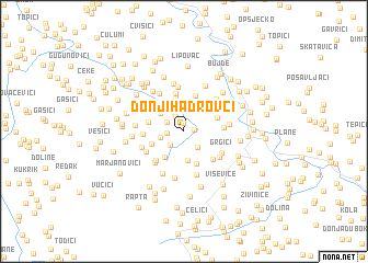 map of Donji Hadrovci