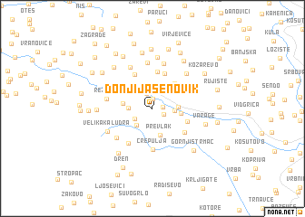 map of Donji Jasenovik