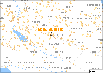 map of Donji Jurišići