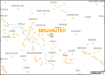 map of Donji Kajtezi