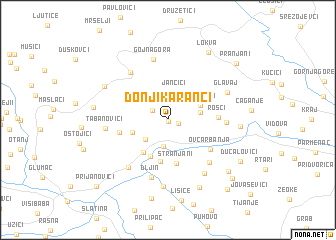 map of Donji Karanci