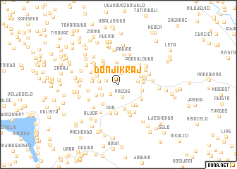 map of Donji Kraj