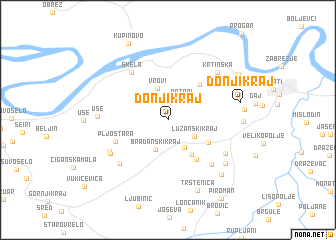 map of Donji Kraj