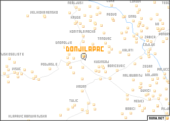 map of Donji Lapac