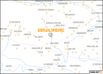 map of Donji Lipovac