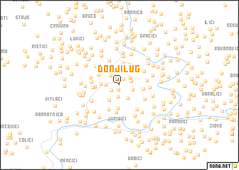 map of Donji Lug