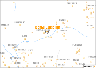 map of Donji Lukomir