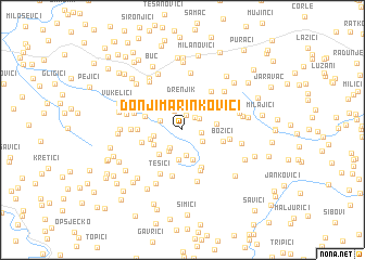 map of Donji Marinkovići