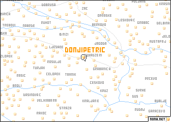 map of Donji Petrič