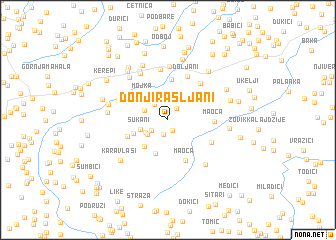 map of Donji Rašljani