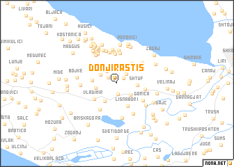map of Donji Rastiš