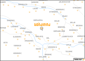 map of Donji Rinj