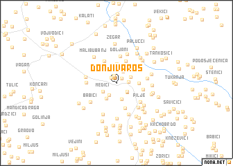 map of Donji Varoš