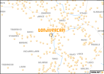 map of Donji Vračari