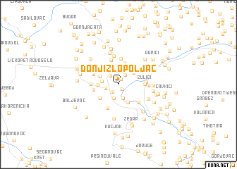 map of Donji Zlopoljac