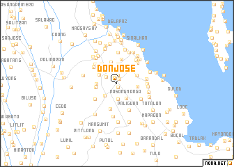 map of Don Jose