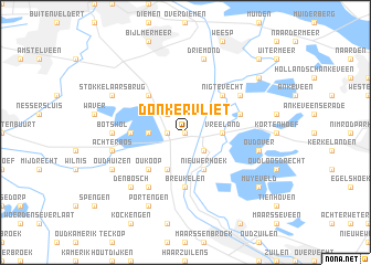 map of Donkervliet