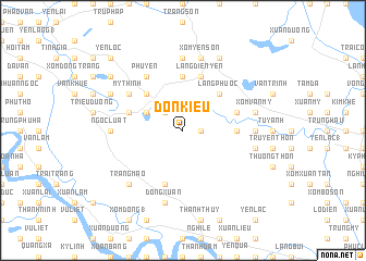 map of Ðon Kiều