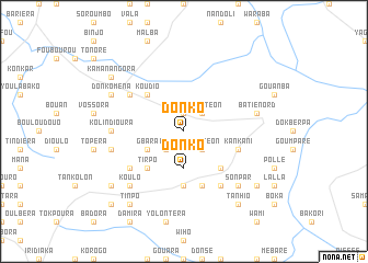 map of Donko
