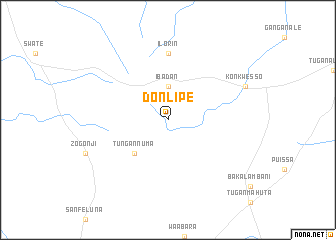 map of Donlipe