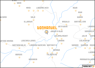 map of Don Manuel