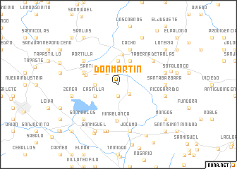 map of Don Martín