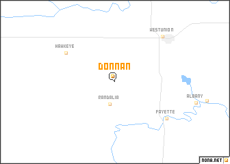 map of Donnan
