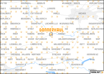 map of Donnerkaul