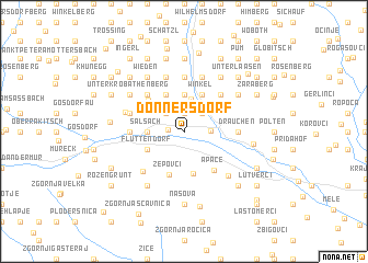 map of Donnersdorf