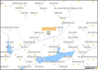 map of Donões