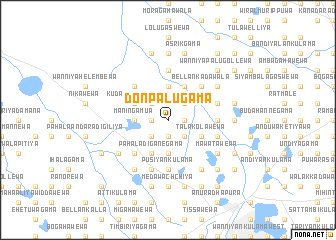 map of Donpalugama