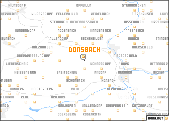 map of Donsbach