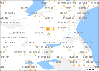 map of Donse