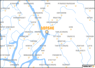 map of Dônshe