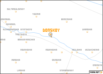 map of Donskoy