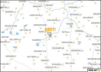 map of Donti