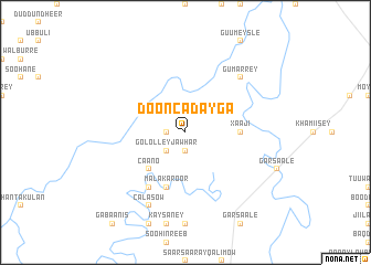 map of Dooncadayga