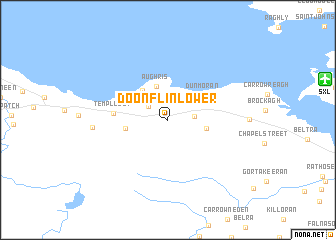 map of Doonflin Lower