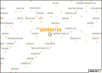 map of Do Poshteh