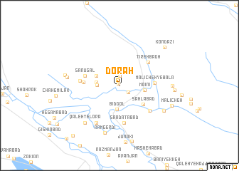 map of Dorāh