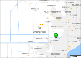 map of Doral
