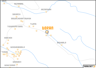map of Dorān