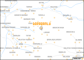 map of Dorāqānlū