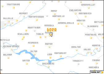 map of Dora